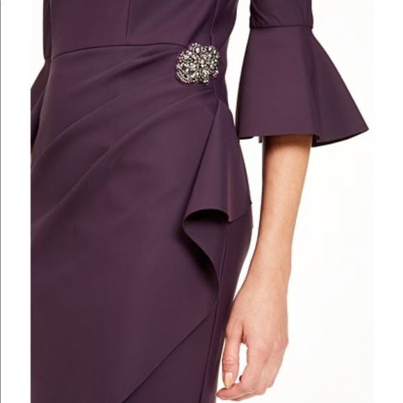 Alex Evenings Bell-Sleeve Dress - Picture 4 of 8